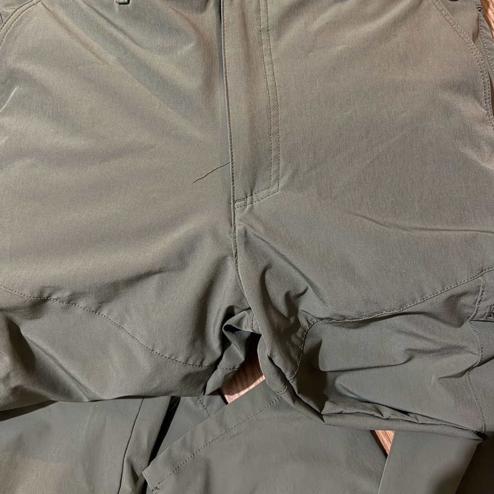 Olive Green Casual Pants - Picture 2 of 5